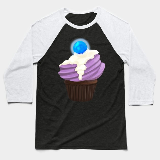 Cupcake Baseball T-Shirt by Khalico